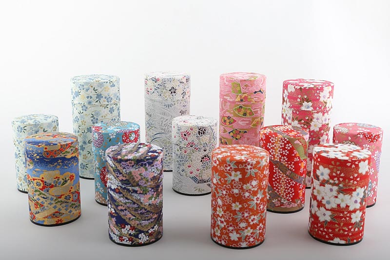 Boîte à thé en papier Washi du Japon